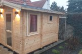 Sauna d'extérieur ELDA (44 mm), 2,5x2,9 m, 7 m² customer 1