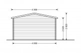 Abri de jardin OSLO (34 mm), 5x4 m, 19.5 m² specification 5