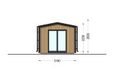 Abri de jardin en bois EMMY PLUS (34 mm + bardage), 6x3 m, 15 m² specification 3