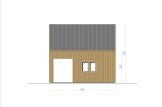 Chalet en bois SARA S (44 mm + bardage), 27 m² specification 6