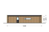 Chalet en bois habitable BELLA I RV (Isolé RE2020, 44 mm + bardage), 46 m² specification 4
