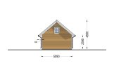 Chalet en bois en kit ARIELLE (Isolé, 34 mm + bardage), 41 m² specification 5