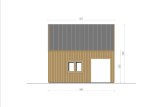 Chalet en bois SARA S (44 mm + bardage), 27 m² specification 4