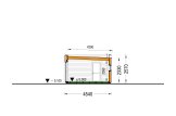 Chalet en bois habitable BELLA I RV (Isolé RE2020, 44 mm + bardage), 46 m² specification 6