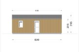 Chalet en bois habitable ANGELA S (Isolé RE2020, 44 mm + bardage), 50 m² specification 2