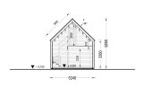 Chalet en bois habitable ALINA RV (Isolé RE2020, 44 mm + bardage), 46 m² specification 7
