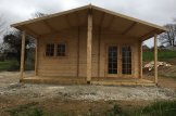 Chalet en bois habitable BOSTON (Isolé RE2020, 44+44 mm), 6x19 m, 114 m² customer 3