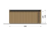 Abri de jardin en bois LAYLA (34 mm + bardage), 6x3 m, 15 m² specification 4