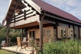 Chalet en bois avec terrasse AURA (66 mm), 100 m² + 35 m² customer 2