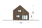 Maison préfabriquée en bois SELIA PV (Isolé RE2020, 44 mm + bardage), 44 m² specification 3