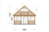 Chalet en bois LIVINGTON S (Isolé, 44+44 mm), 50 m² specification 3