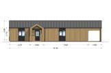 Maison en bois TESSA RV (Isolé RE2020, 44 mm + bardage), 130 m² specification 4