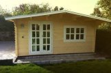Abri de jardin en bois WISSOUS (Isolé, 44+44 mm), 5x3 m, 15 m² customer 3