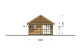 Chalet en bois avec mezzanine SCOOT S (34+34 mm), 27 m² + 9 m² specification 3