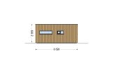 Chalet en bois en kit LUCIA 1 (Isolé, 44 mm + bardage), 40 m² specification 5