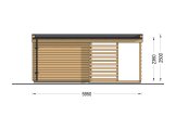 Abri de jardin en bois IDA (34 mm), 6x3 m, 8 m² specification 4