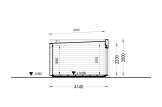 Bureau de jardin PREMIUM (34 mm + bardage), 7x4 m, 25 m² specification 6