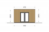 Studio de jardin PREMIUM (34 mm + bardage), 7x4 m, 28 m² specification 3