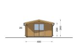 Abri de jardin en bois RENNES (34 mm), 4x3 m, 12 m² specification 2