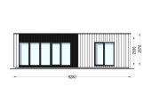 Maison préfabriquée en bois LUCIA 1 PV (Isolé RE2020, 44 mm + bardage), 57 m² specification 2