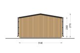 Abri de jardin en bois PIA PLUS (Isolé, 34 mm + bardage), 5x3 m, 12 m² specification 4