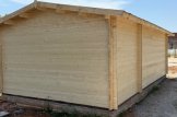 Abri de jardin en bois avec appentis LEA (66 mm), 7x4 m, 28 m² customer 2