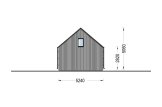 Chalet en bois habitable MILANA RV (Isolé RE2020, 44 mm + bardage), 41 m² specification 5