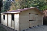 Garage en bois (44 mm), 5x6 m, 30 m² customer 3