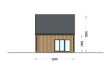Chalet en bois en kit SELIA (Isolé, 34 mm + bardage), 44 m² specification 6