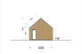 Chalet en bois ADALINE (44 mm + bardage), 50 m² specification 3