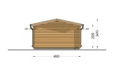 Abri de jardin en bois OLYMP (34 mm), 4x3 m, 12 m² specification 4