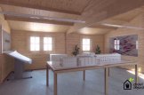 Garage en bois double à toit plat MODERN (44 mm), 6x6 m, 36 m² customer 1