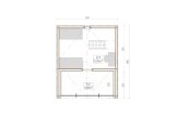Chalet en bois SARA S (44 mm + bardage), 27 m² specification 2
