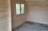Garage en bois à toit plat MODERN (34 mm), 3.6x5.4 m, 19.9 m² customer 3