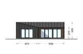 Maison préfabriquée en bois GINNY PV (Isolé RE2020, 44 mm + bardage), 49 m² specification 2