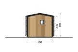 Abri de jardin en bois EMMY PLUS (Isolé RE2020, 34 mm + bardage), 6x3 m, 15 m² specification 5