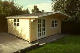 Abri de jardin en bois WISSOUS (34 mm), 5x5 m, 25 m² customer 2