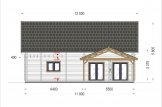 Chalet en bois VERA (44+44 mm), 132 m² + 13.5 m² terrasse specification 7