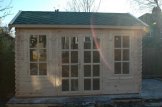 Abri de jardin en bois POOLHOUSE (44 mm), 4x3 m, 12 m² customer 3