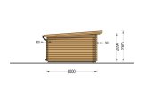Abri de jardin en bois ESSEX S (44 mm), 5x4 m, 20 m² specification 3