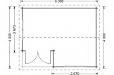 Abri de jardin OSLO (34 mm), 5x4 m, 19.5 m² specification 1