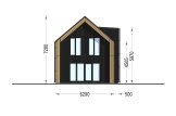 Maison préfabriquée en bois ASTRID PV S (44 mm + bardage), 99 m²  specification 2