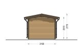 Abri de jardin en bois ARTUR PLUS (Isolé RE2020, 34 mm + bardage), 6x3 m, 15 m² specification 3
