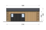 Chalet en bois habitable ANGELA (Isolé, 44 mm + bardage), 43 m² specification 4