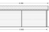 Abri de jardin en bois STRONGHOLD (Isolé, 44+44 mm), 3x6 m, 18 m² specification 4