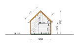Chalet en bois en kit KARINA (Isolé, 34 mm + bardage), 46 m² specification 7