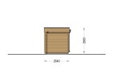 Sauna d'extérieur FREJA (44 mm), 4.5x2.5 m, 4.85 m² specification 5