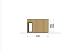 Studio de jardin PREMIUM (34 mm + bardage), 7.5x4 m, 30 m² specification 3