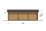 Garage en bois CLASSIC (34 mm), 4x7.5 m, 30 m² specification 5