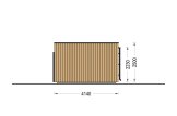 Bureau de jardin PREMIUM (34 mm + bardage), 7x4 m, 25 m² specification 3